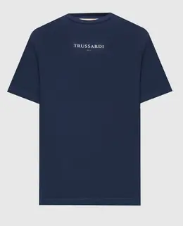Trussardi: Блакитні футболки 