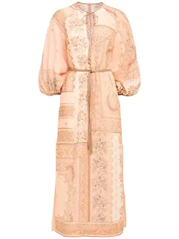 ZIMMERMANN: Льняное платье  Lucky