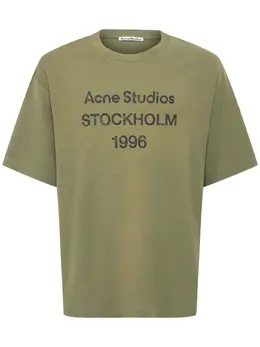 ACNE STUDIOS: Хлопковая футболка  1996