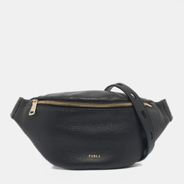 Furla: Чёрная поясная сумка  Net