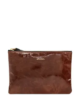 ISABEL MARANT: Кожаный топ 