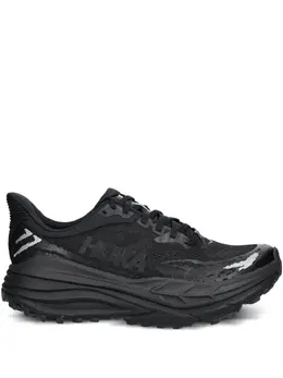 HOKA: Чёрные кроссовки 