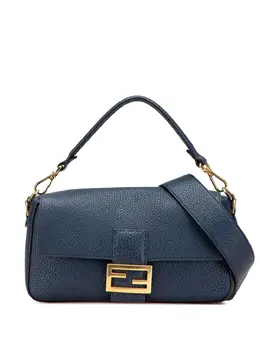 Fendi Pre-Owned: Голубая сумка 