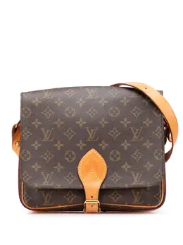 Louis Vuitton Pre-Owned: Коричневая сумка через плечо 