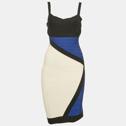 Herve Leger: Трикотажное платье 