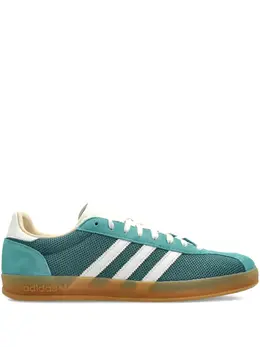 adidas: Голубые кроссовки  Gazelle Indoor