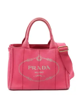 Prada Pre-Owned: Розовая сумка 