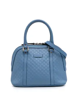 Gucci Pre-Owned: Голубая сумка 