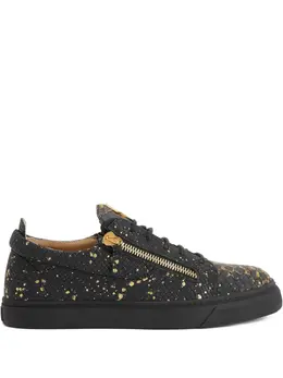 Giuseppe Zanotti: Чёрные кроссовки  Frankie