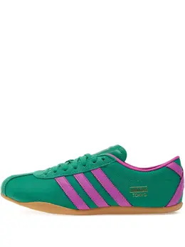 adidas: Зелёные кроссовки 
