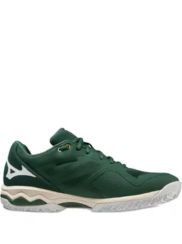 Mizuno: Зелёные кроссовки 