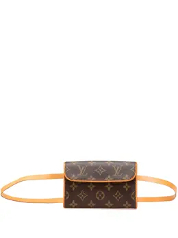 Louis Vuitton Pre-Owned: Коричневая поясная сумка 