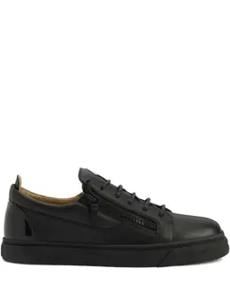 Giuseppe Zanotti: Чёрные кроссовки  Frankie
