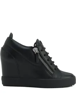 Giuseppe Zanotti: Чёрные кроссовки  Addy