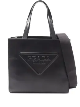 Prada Pre-Owned: Чёрная сумка-шоппер 