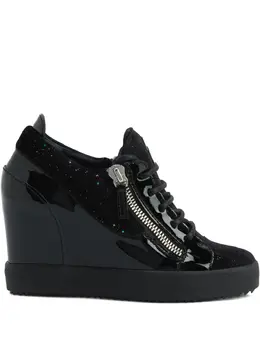 Giuseppe Zanotti: Чёрные кроссовки  Addy