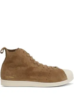 adidas: Коричневые кроссовки  Suede