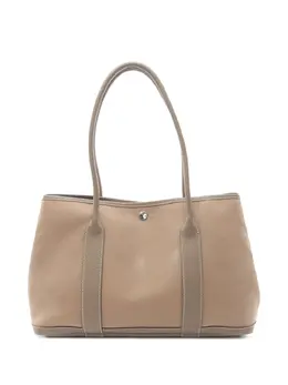 Hermès Pre-Owned: Коричневая сумка-шоппер 