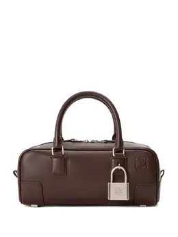 LOEWE: Тёмная сумка-шоппер 