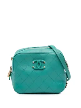 CHANEL Pre-Owned: Голубая сумка 