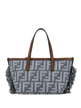 FENDI: Голубая сумка-шоппер 