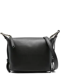 Furla: Чёрная сумка через плечо 