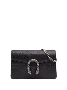 Gucci Pre-Owned: Чёрная сумка через плечо 