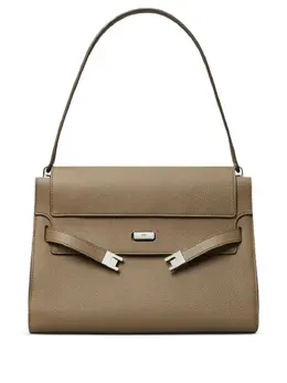 Tory Burch: Коричневая сумка  Lee Radziwill