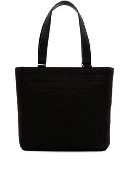 CHANEL Pre-Owned: Коричневая сумка-шоппер 