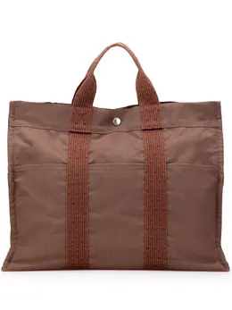 Hermès Pre-Owned: Коричневая сумка-шоппер 
