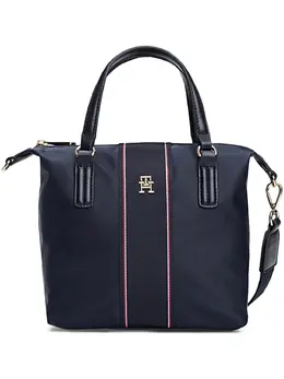 Tommy Hilfiger: Синяя сумка-шоппер 