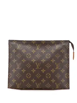 Louis Vuitton Pre-Owned: Коричневый клатч 