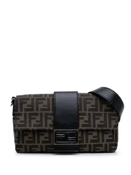 Fendi Pre-Owned: Коричневая сумка через плечо 