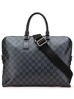 Louis Vuitton Pre-Owned: Чёрная сумка 