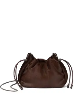 Brunello Cucinelli: Коричневая сумка 