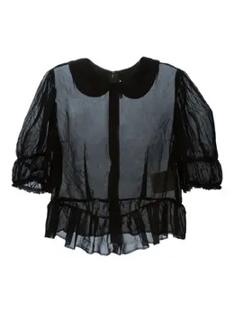 Comme Des Garçons Comme Des Garçons: Прозрачная блуза 