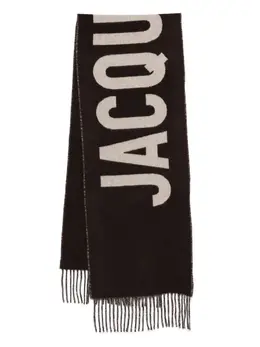 Jacquemus: Тёмный шарф 