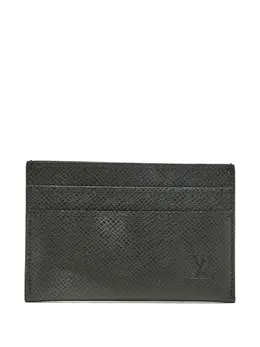 Louis Vuitton Pre-Owned: Чёрный картхолдер 