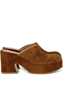 Gianvito Rossi: Коричневые сабо 