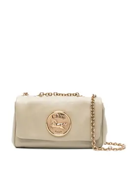 Chloé: Бежевая сумка через плечо 