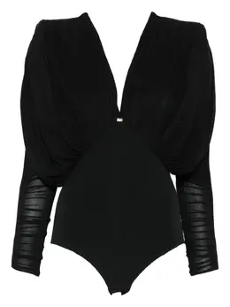Elisabetta Franchi: Чёрный боди 