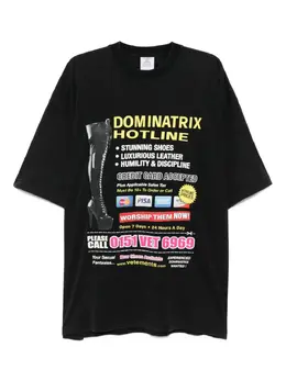 VETEMENTS: Чёрная футболка 