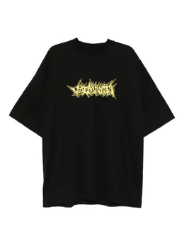 VETEMENTS: Чёрная футболка 