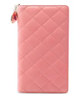 CHANEL Pre-Owned: Розовый кошелёк 