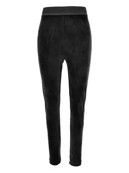 Versace Jeans Couture: Брюки из велюра 