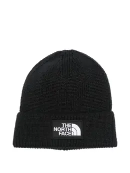The North Face: Чёрная шапка  Logo