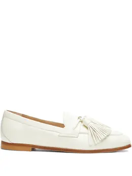Stuart Weitzman: Белые лоферы 