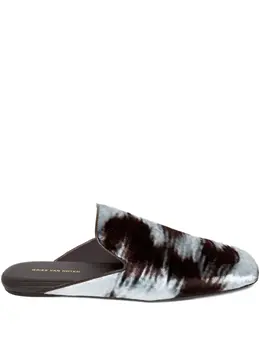 DRIES VAN NOTEN: Коричневые сабо 