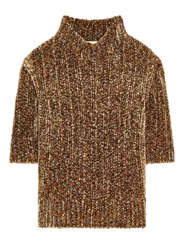 DRIES VAN NOTEN: Свитер с коротким рукавом 