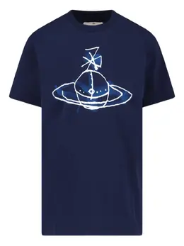 Vivienne Westwood: Синяя футболка  Orb
